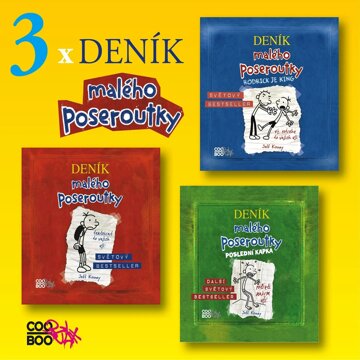 Obálka audioknihy 3x Deník malého poseroutky