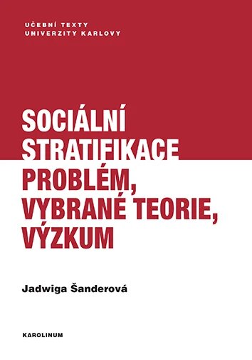 Obálka knihy Sociální stratifikace