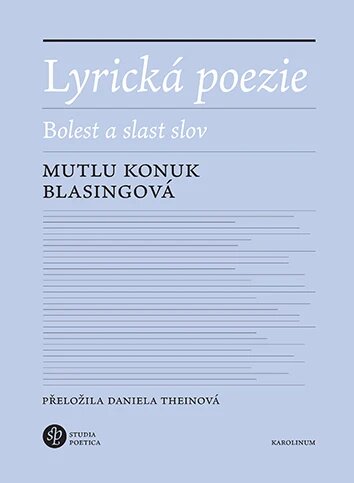 Obálka knihy Lyrická poezie