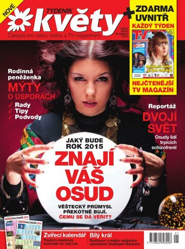 Obálka e-magazínu Týdeník Květy 1/2015