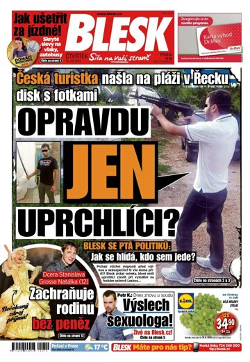 Obálka e-magazínu Blesk 10.9.2015