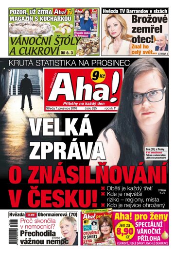 Obálka e-magazínu AHA! 7.12.2016