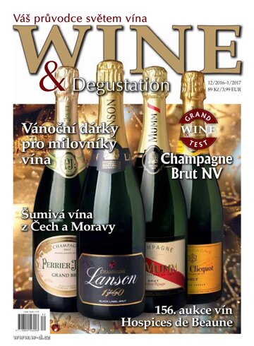 Obálka e-magazínu Wine and Degustation 12/2016 - 1/2017