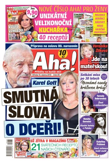 Obálka e-magazínu AHA! 10.4.2019