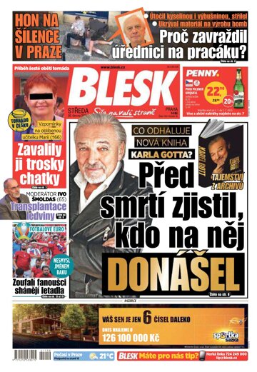 Obálka e-magazínu Blesk 30.6.2021