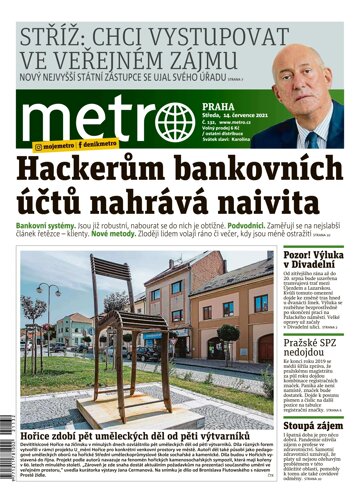 Obálka e-magazínu deník METRO 14.7.2021