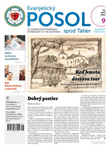 Obálka e-magazínu Evanjelický posol spod Tatier 9/2022