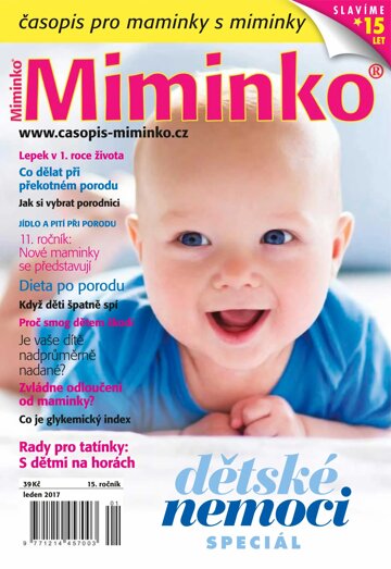 Obálka e-magazínu Miminko 1/2017
