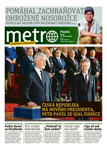 Obálka e-magazínu deník METRO 10.3.2023