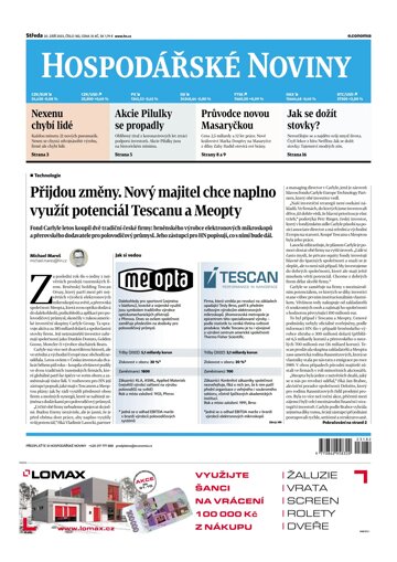 Obálka e-magazínu Hospodářské noviny 182 - 20.9.2023