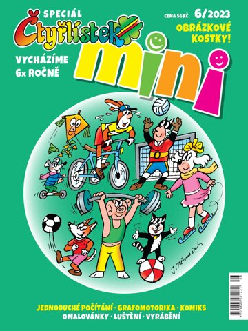 Obálka e-magazínu Čtyřlístek Mini 6/2023