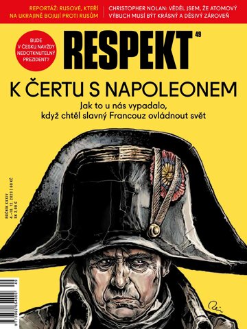 Obálka e-magazínu Respekt 49/2023