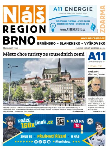 Obálka e-magazínu Náš Region - Brno 18/2024