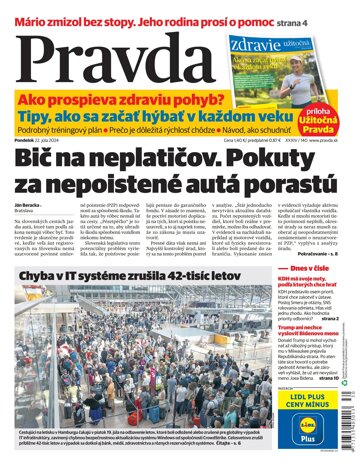 Obálka e-magazínu Pravda 22. 7. 2024
