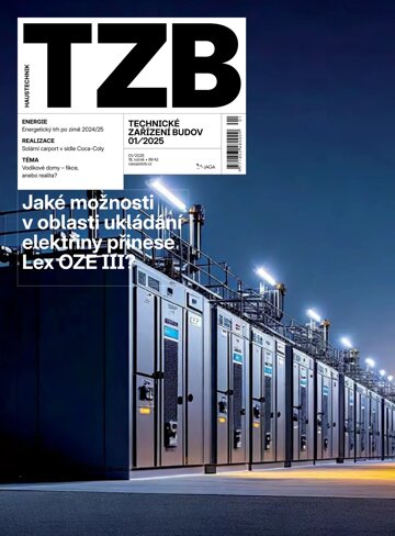 Obálka e-magazínu TZB HAUSTECHNIK 1/2025