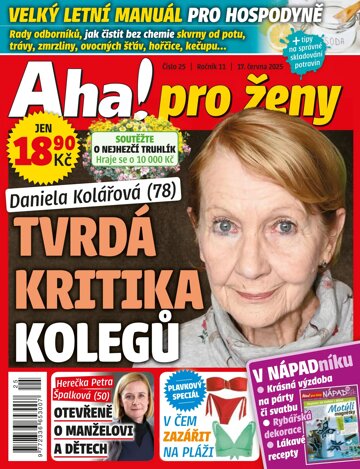 Obálka e-magazínu AHA! pro ženy 25/2025