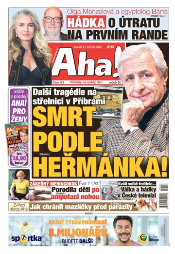 Obálka e-magazínu AHA! 21.6.2025