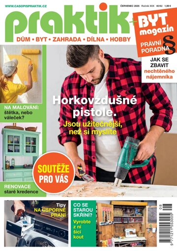 Obálka e-magazínu PRAKTIK & příloha Byt magazín 8/2025