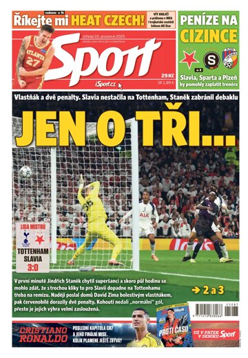 Obálka e-magazínu Sport 10.12.2025