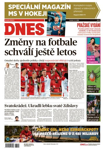 Obálka e-magazínu MF Dnes 14.5.2026