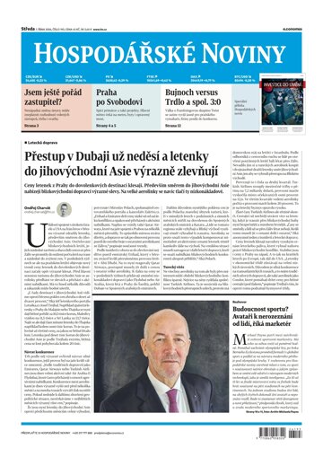 Obálka e-magazínu Hospodářské noviny 193 - 7.10.2026