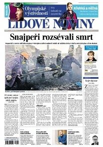 Obálka e-magazínu Lidové noviny 21.2.2014