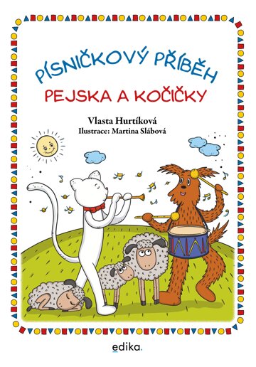 Obálka knihy Písničkový příběh pejska a kočičky