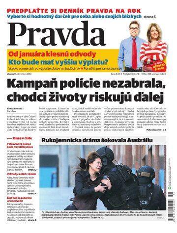 Obálka e-magazínu Pravda 16.12.2014