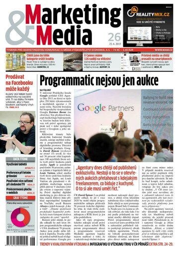 Obálka e-magazínu Marketing & Media 26 - 22.6.2015
