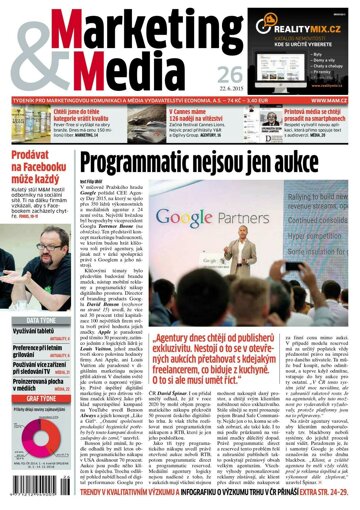 Obálka e-magazínu Marketing & Media 26 - 22.6.2015