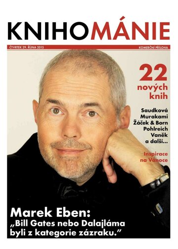 Obálka e-magazínu Mimořádná příloha LN Knihománie Čechy - 29.10.2015