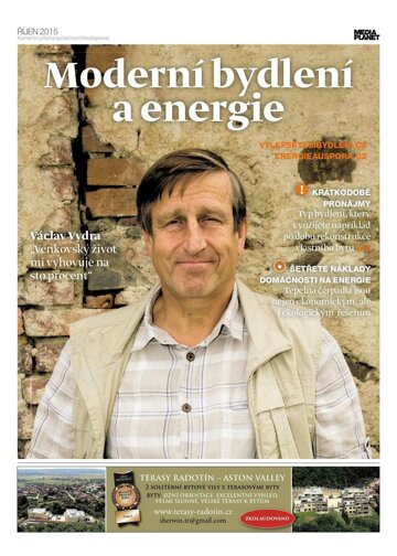 Obálka e-magazínu Mimořádná příloha LN Moderní bydlení a energie Morava - 30.10.2015