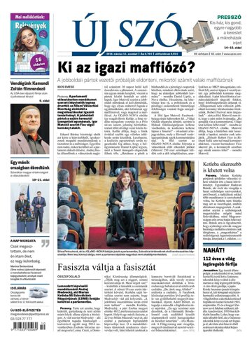 Obálka e-magazínu Új Szó 12.3.2016