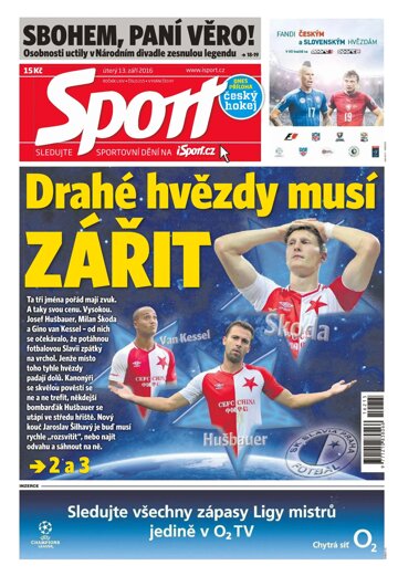 Obálka e-magazínu Sport 13.9.2016
