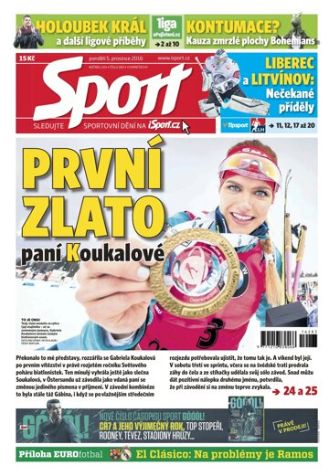 Obálka e-magazínu Sport 5.12.2016