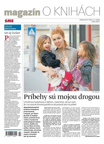 Obálka e-magazínu SME o Knihách 3/2/2017