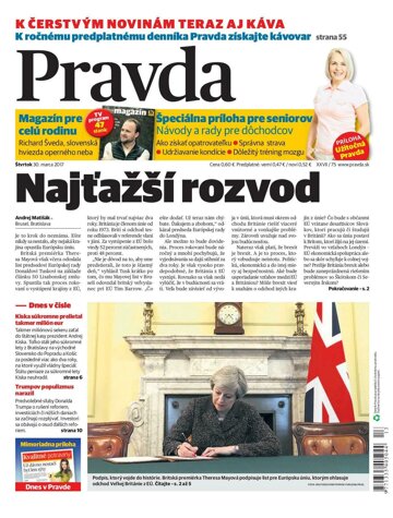 Obálka e-magazínu Pravda 30.3.2017
