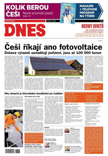 Obálka e-magazínu MF Dnes 1.6.2017
