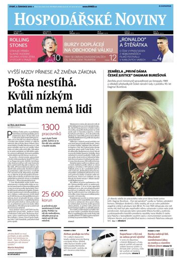 Obálka e-magazínu Hospodářské noviny 127 - 3.7.2018