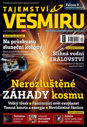 Obálka e-magazínu Tajemství Vesmíru 9/2018