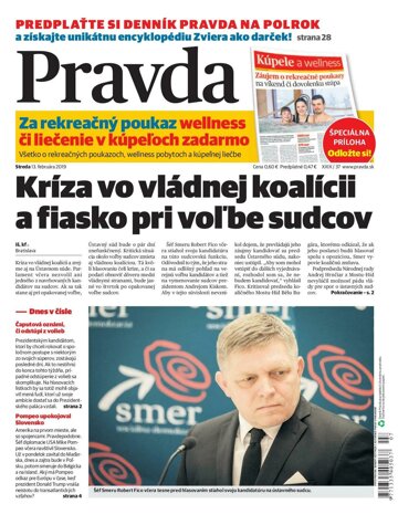 Obálka e-magazínu Pravda 13. 2. 2019