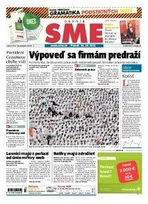 Obálka e-magazínu SME 26.0.2012