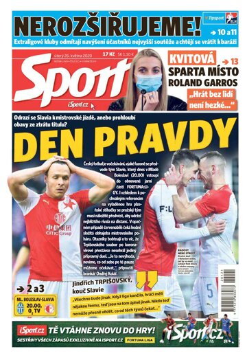 Obálka e-magazínu Sport 26.5.2020