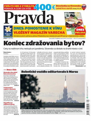 Obálka e-magazínu Pravda 31. 7. 2020