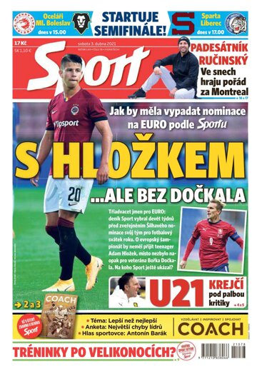 Obálka e-magazínu Sport 3.4.2021