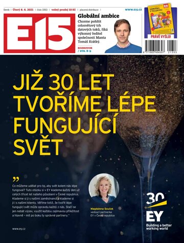 Obálka e-magazínu E15 8.6.2021