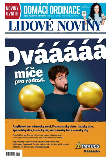 Obálka e-magazínu Lidové noviny 30.11.2022