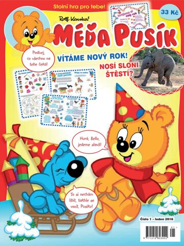 Obálka e-magazínu Méďa Pusík 1/2016