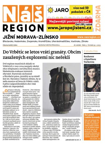 Obálka e-magazínu Náš Region - Jižní Morava/Zlínsko 3/2023