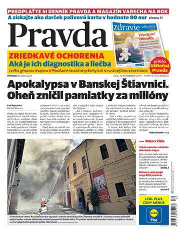 Obálka e-magazínu Pravda 20. 3. 2023